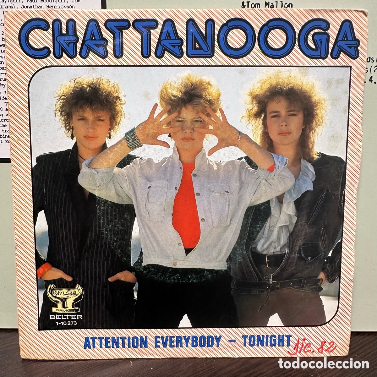 Discos de vinilo: Chattanooga - Attention Everybody / Tonight (7&rdquo;, Single) - Foto 1
