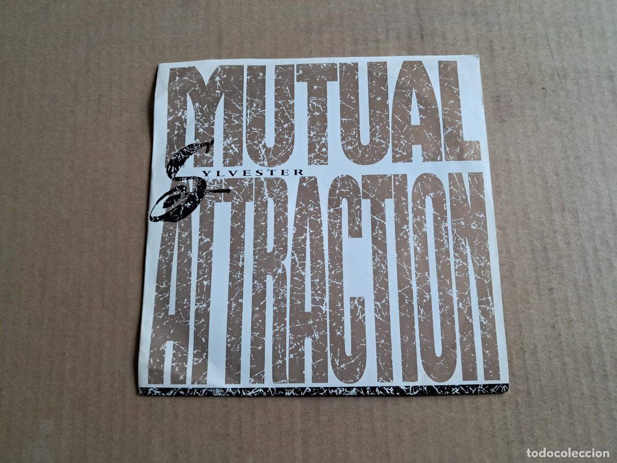 Discos de vinilo: SYLVESTER - MUTUAL ATTRACTION SINGLE 1987 EDICION ESPA&Ntilde;OLA - Foto 1