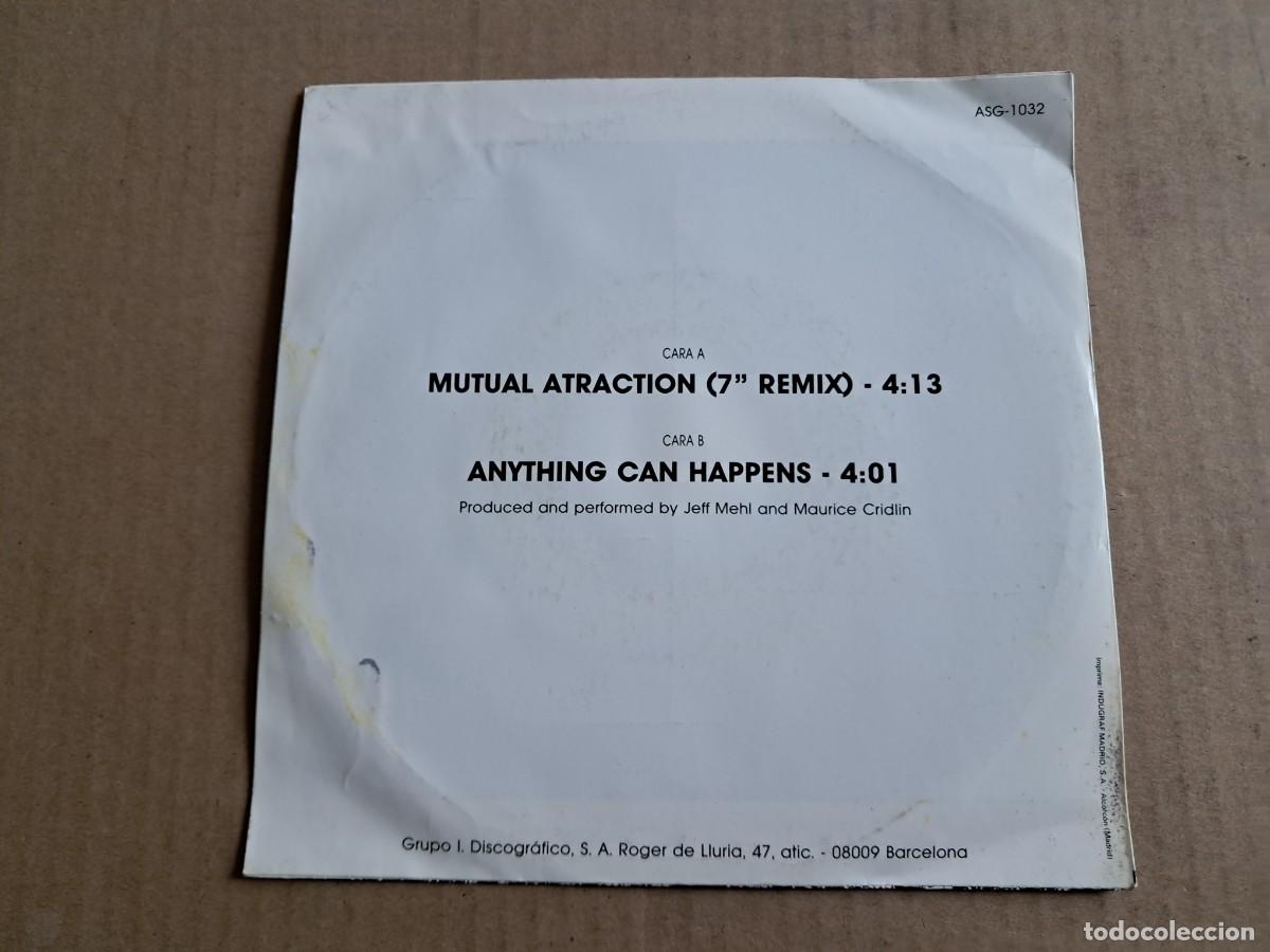 Discos de vinilo: SYLVESTER - MUTUAL ATTRACTION SINGLE 1987 EDICION ESPA&Ntilde;OLA - Foto 3