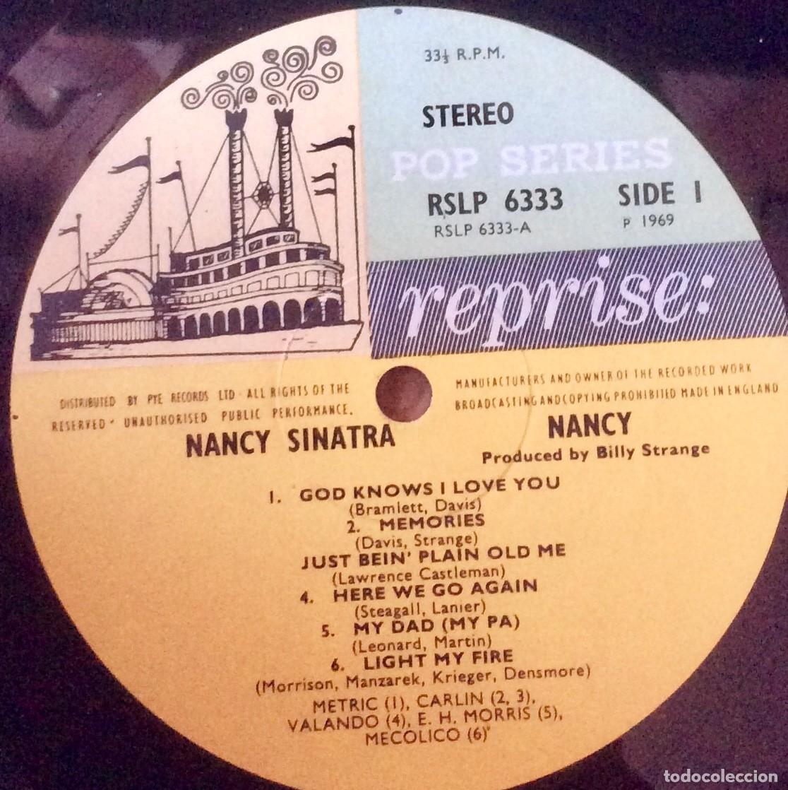 Discos de vinilo: Nancy Sinatra - Nancy /// 1969 UK. Vg++ - Foto 2