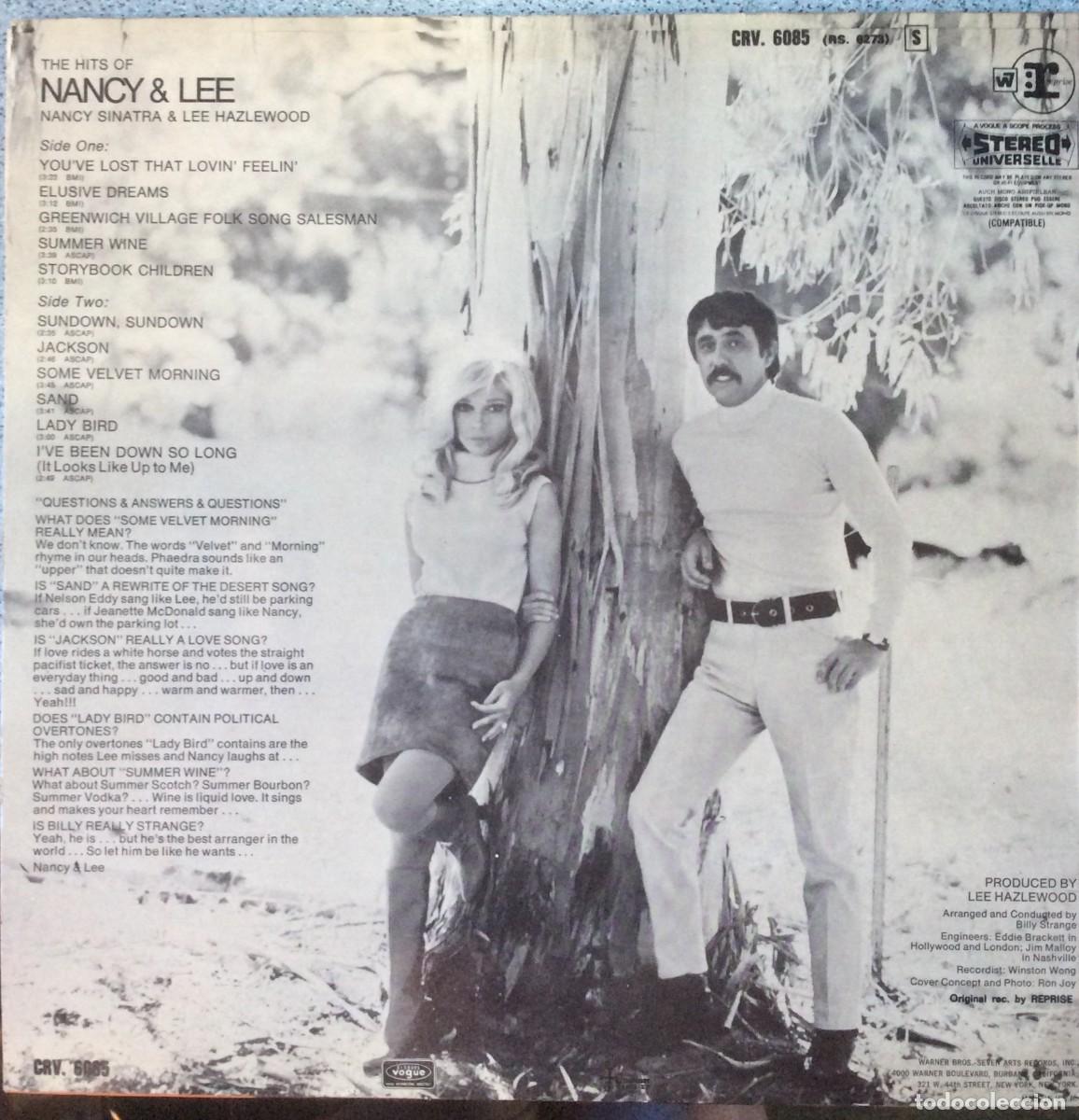 Discos de vinilo: Nancy & Lee ///1968 Francia Vg++ex) - Foto 2