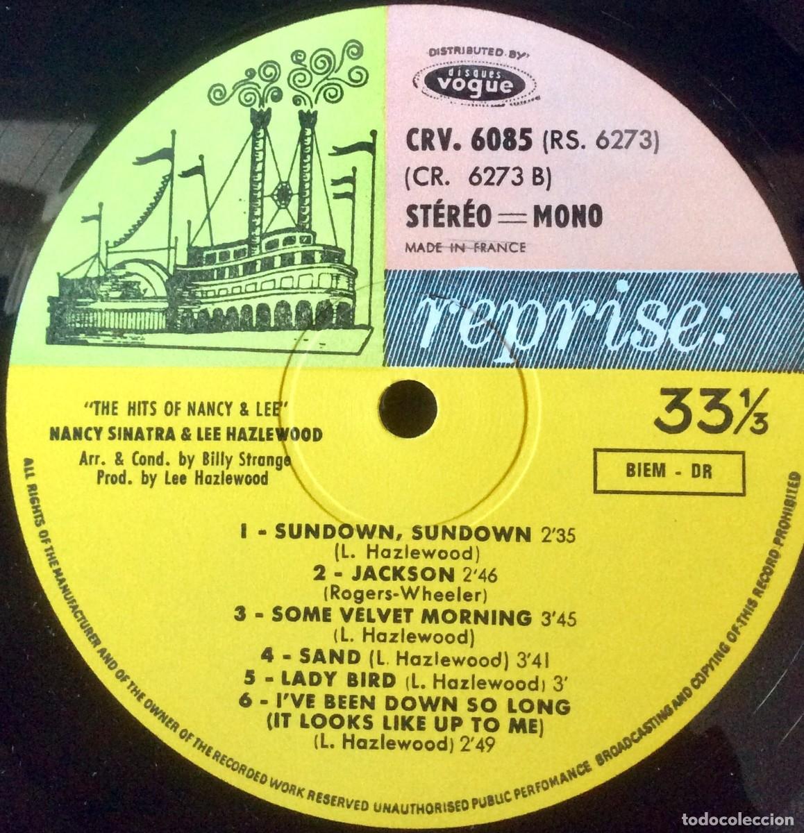 Discos de vinilo: Nancy & Lee ///1968 Francia Vg++ex) - Foto 3