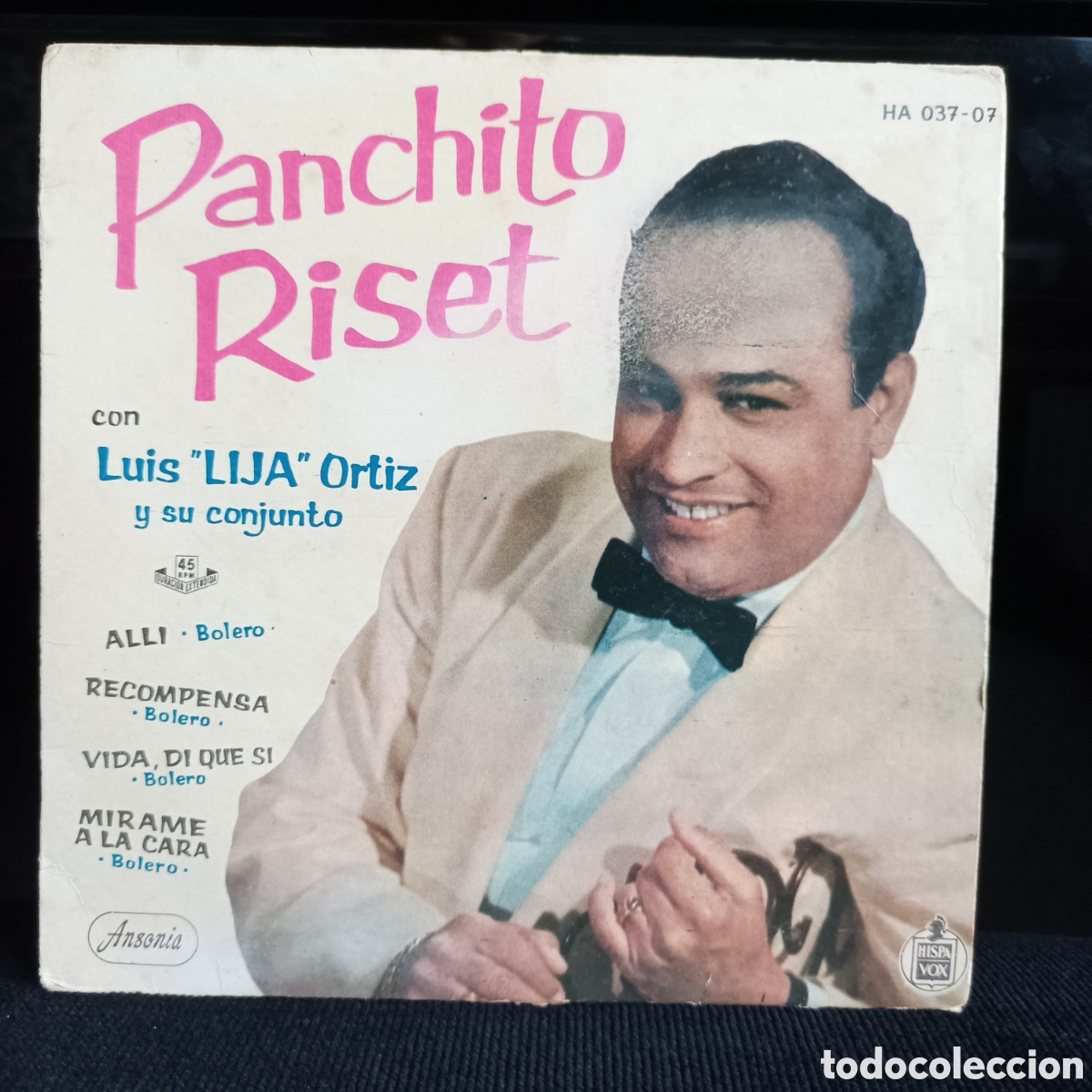 Discos de vinilo: Panchito Riset - All&iacute; 1959 - Foto 1