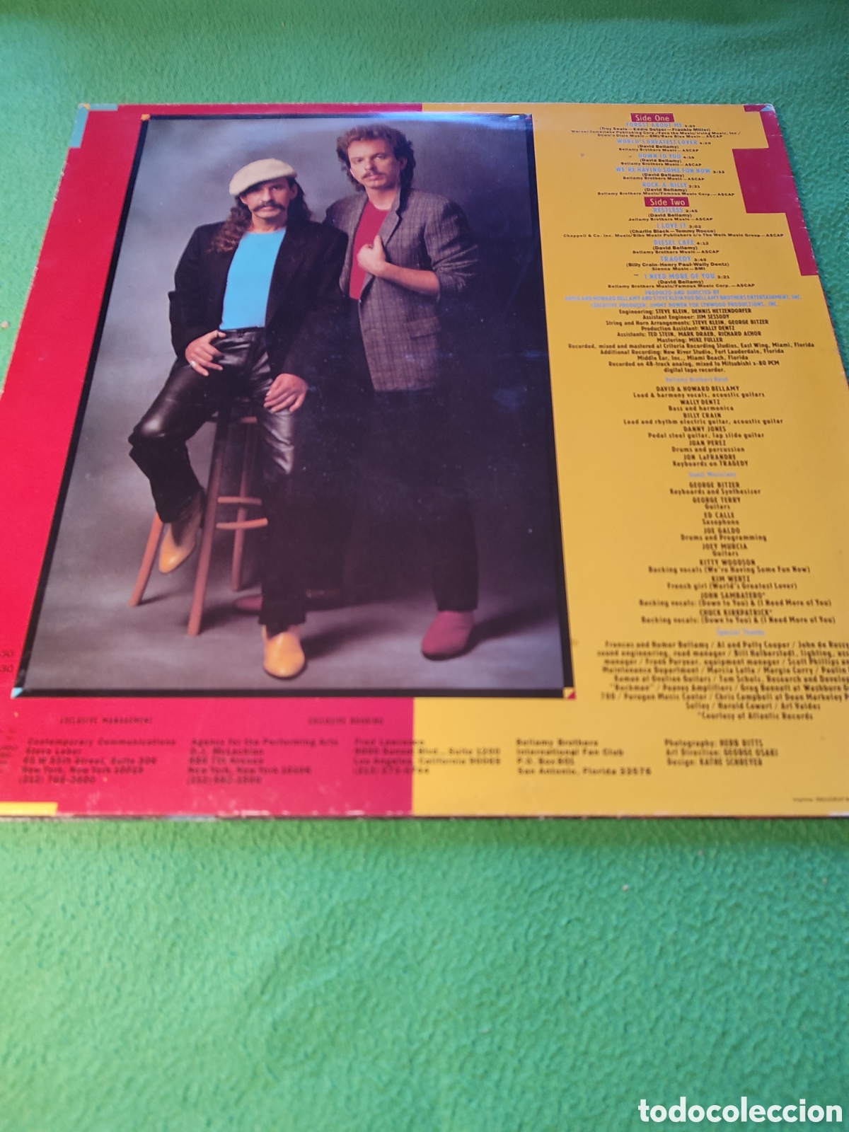 Discos de vinilo: The Bellamy Brothers - Restless vinilo Lp - Foto 2