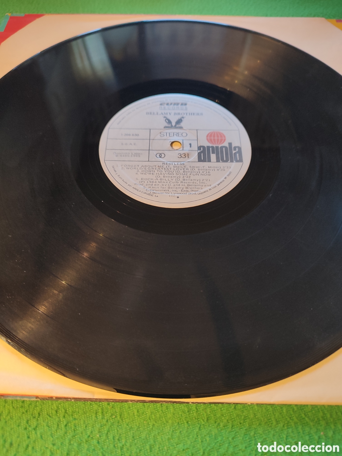 Discos de vinilo: The Bellamy Brothers - Restless vinilo Lp - Foto 3
