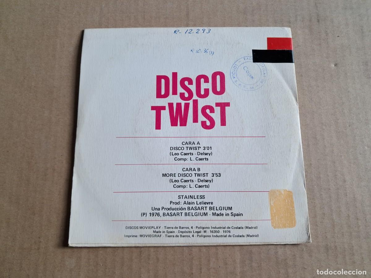 Discos de vinilo: STAINLESS - DISCO TWIST SINGLE 1976 EDICION ESPA&Ntilde;OLA - Foto 3