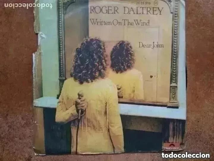Discos de vinilo: ROGER DALTREY - WRITTEN ON THE WIND (SG) 1977 - Foto 1