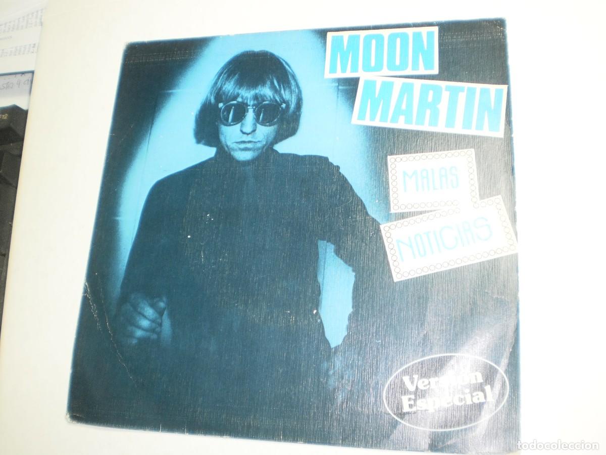 Disques de vinyle: single moon martin. malas noticias. havana moon. capitol 1981 spain (seminuevo)