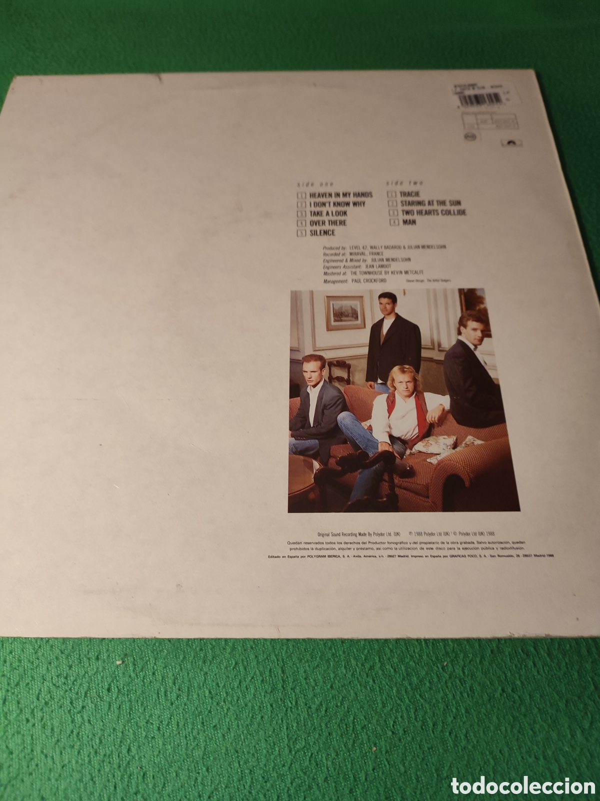 Discos de vinilo: Level 42 - Staring At the Sun vinilo Lp - Foto 4