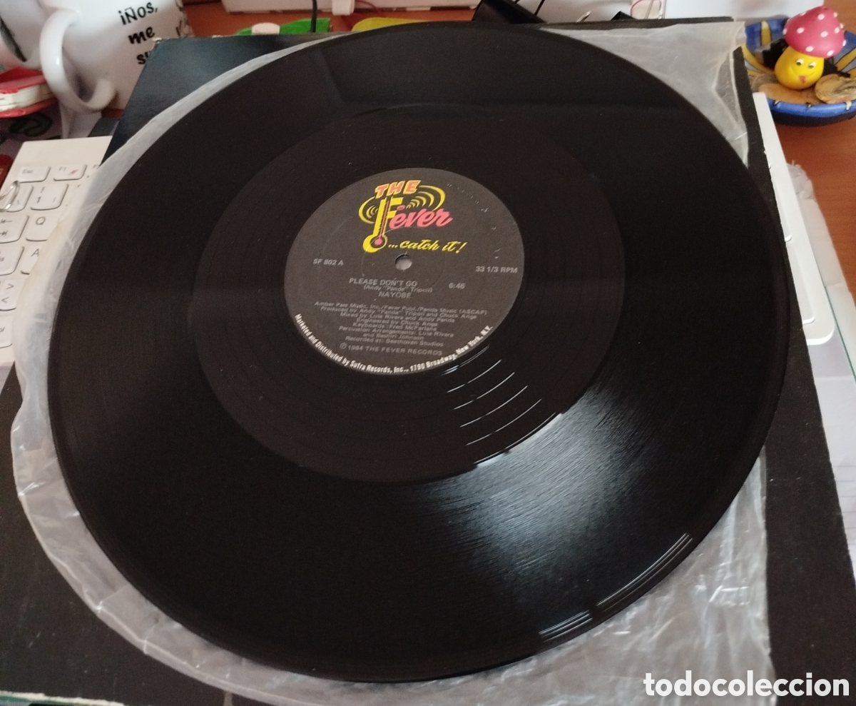 Discos de vinilo: Nayobe - Please dont go - Foto 2