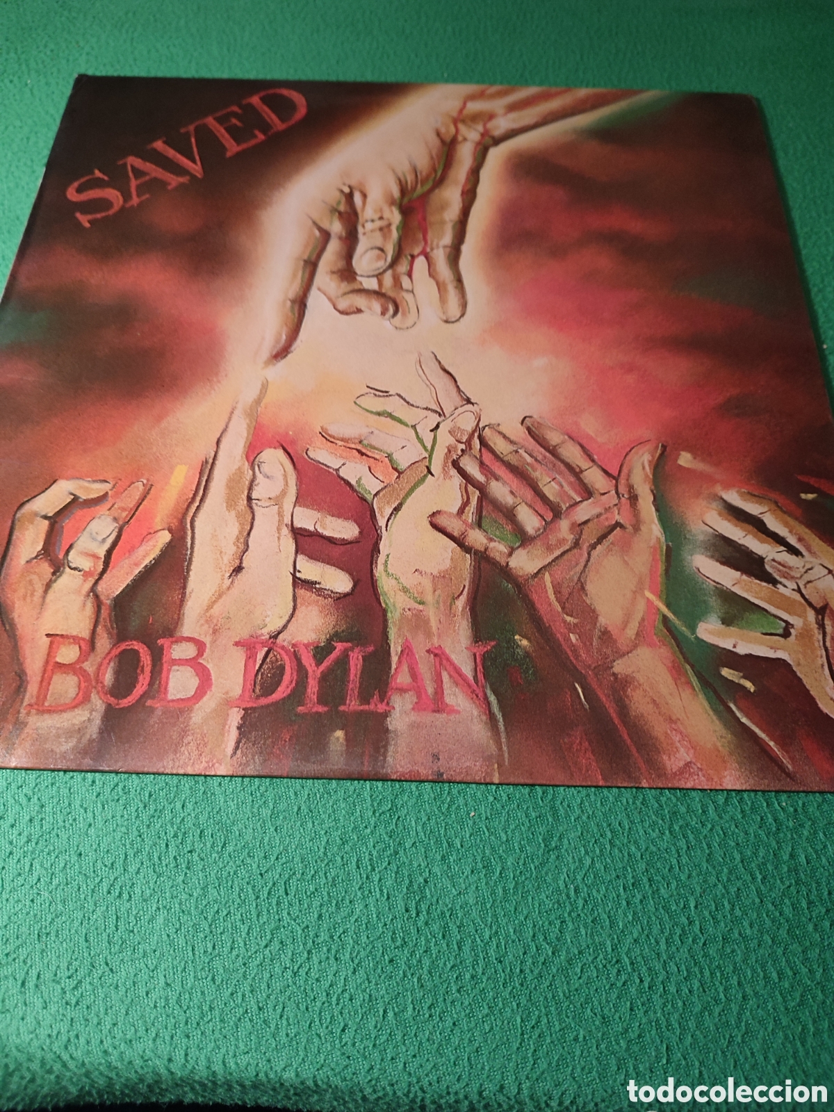 Discos de vinilo: Bob Dylan - Saved vinilo Lp edici&oacute;n 1980 - Foto 1