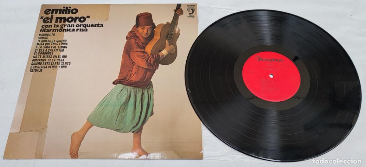 Discos de vinilo: EMILIO EL MORO CON LA GRAN ORQUESTA FILARMONICA RISA, DISCO DE VINILO LP - Foto 1