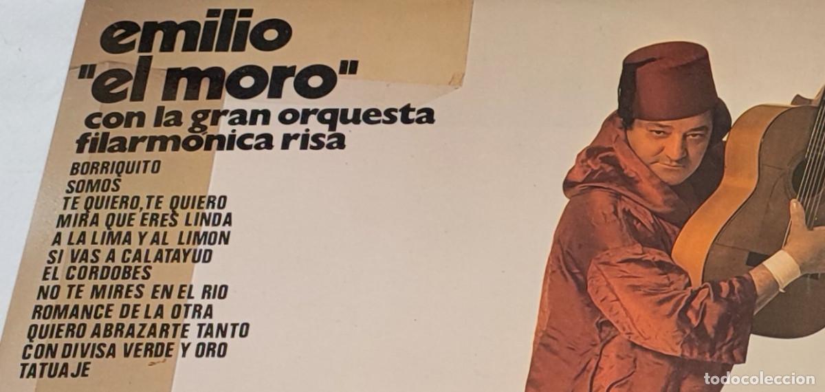 Discos de vinilo: EMILIO EL MORO CON LA GRAN ORQUESTA FILARMONICA RISA, DISCO DE VINILO LP - Foto 2