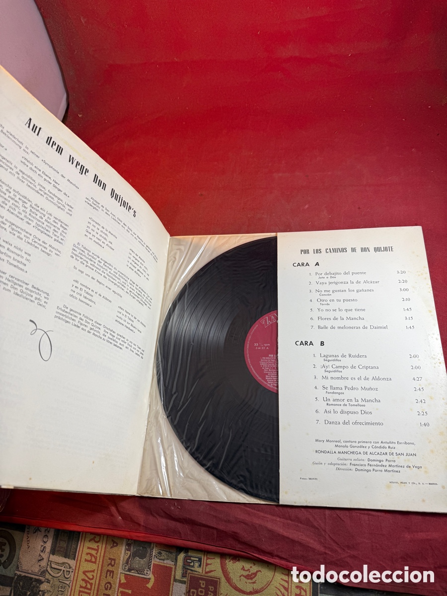 Discos de vinilo: POR LOS CAMINOS DE DON QUIJOTE - Foto 2