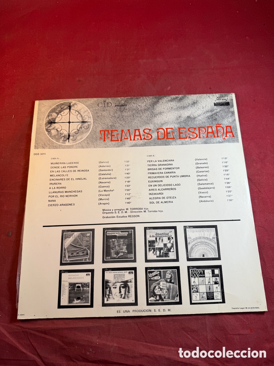 Discos de vinilo: TEMAS DE ESPA&Ntilde;A CID PRESENTA - Foto 2