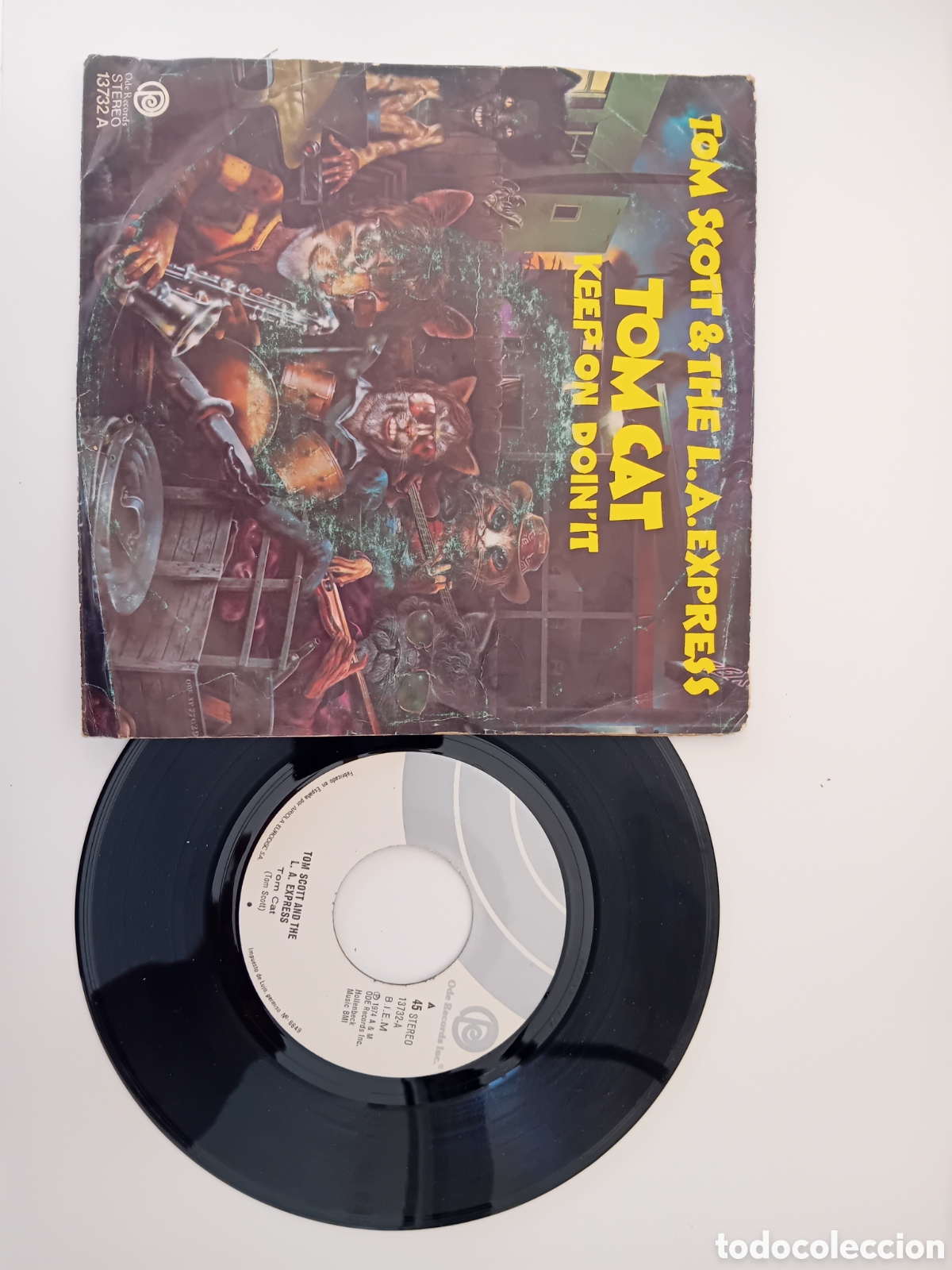 Discos de vinilo: tom scott & the l.a. express Tom cat - Foto 1