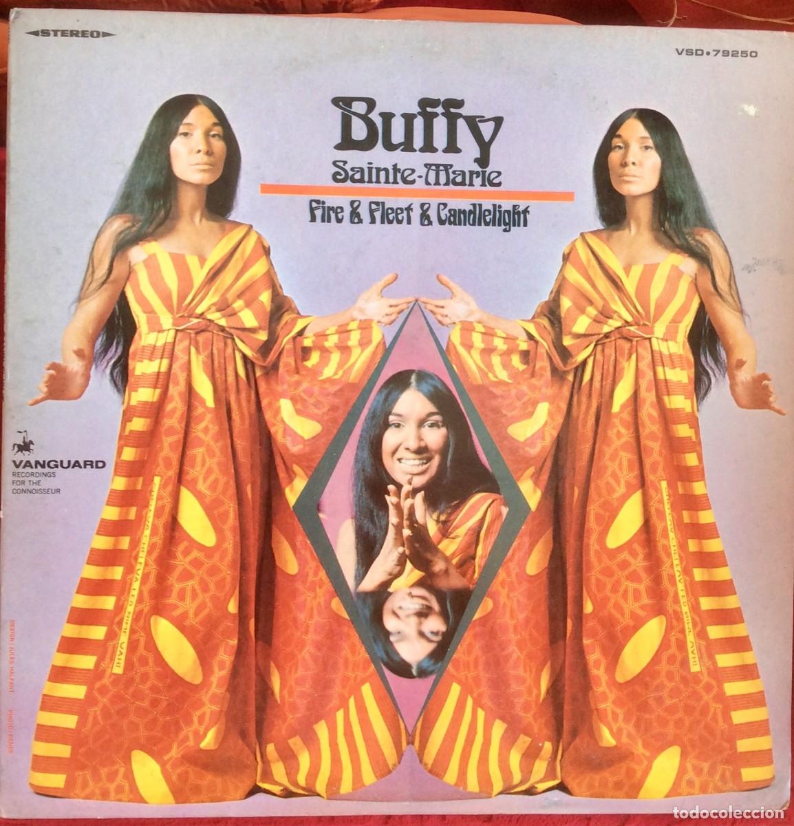 Discos de vinilo: BUFFY SAINTE MARIE -Fire & Fleet & Candlelight ///1967 USA.vg+