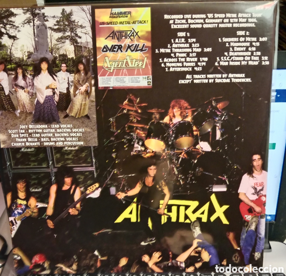 Discos de vinilo: Anthrax - Live in Germany 1986 (nuevo) - Foto 2