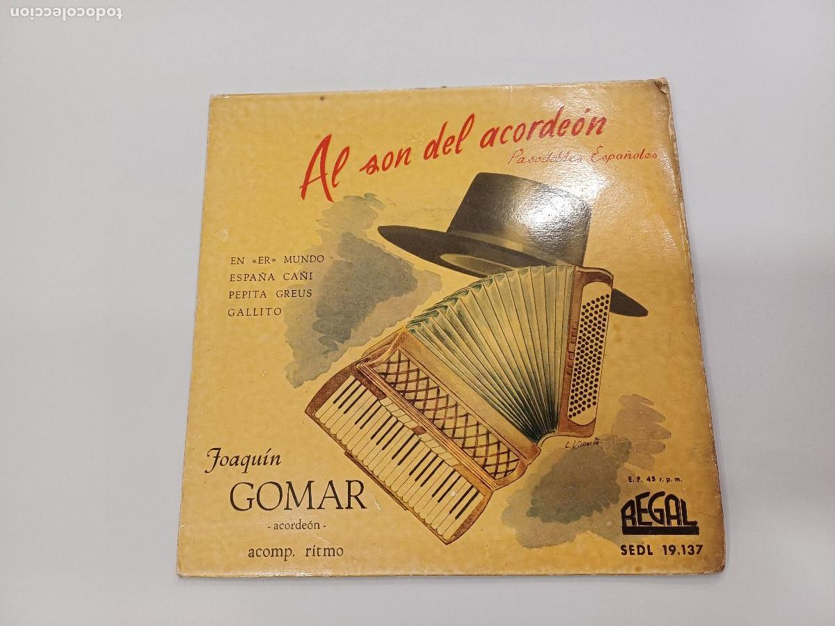 Discos de vinilo: JOAQUIN GOMAR/EN ER MUNDO/SINGLE. - Foto 1