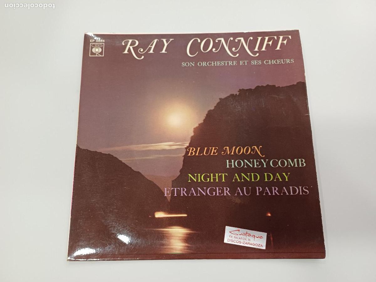 Discos de vinilo: RAY CONNIFF/BLUE MOON/SINGLE. - Foto 1