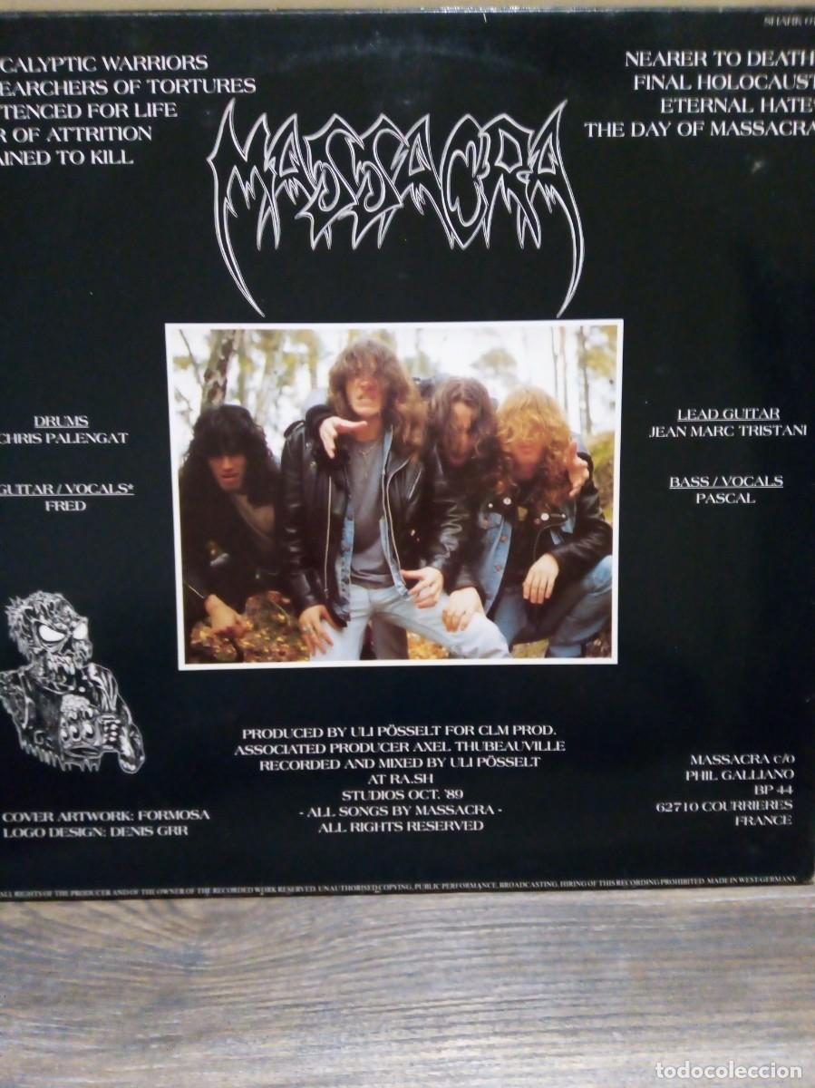 Discos de vinilo: Massacra, final holocaust 1990. - Foto 2