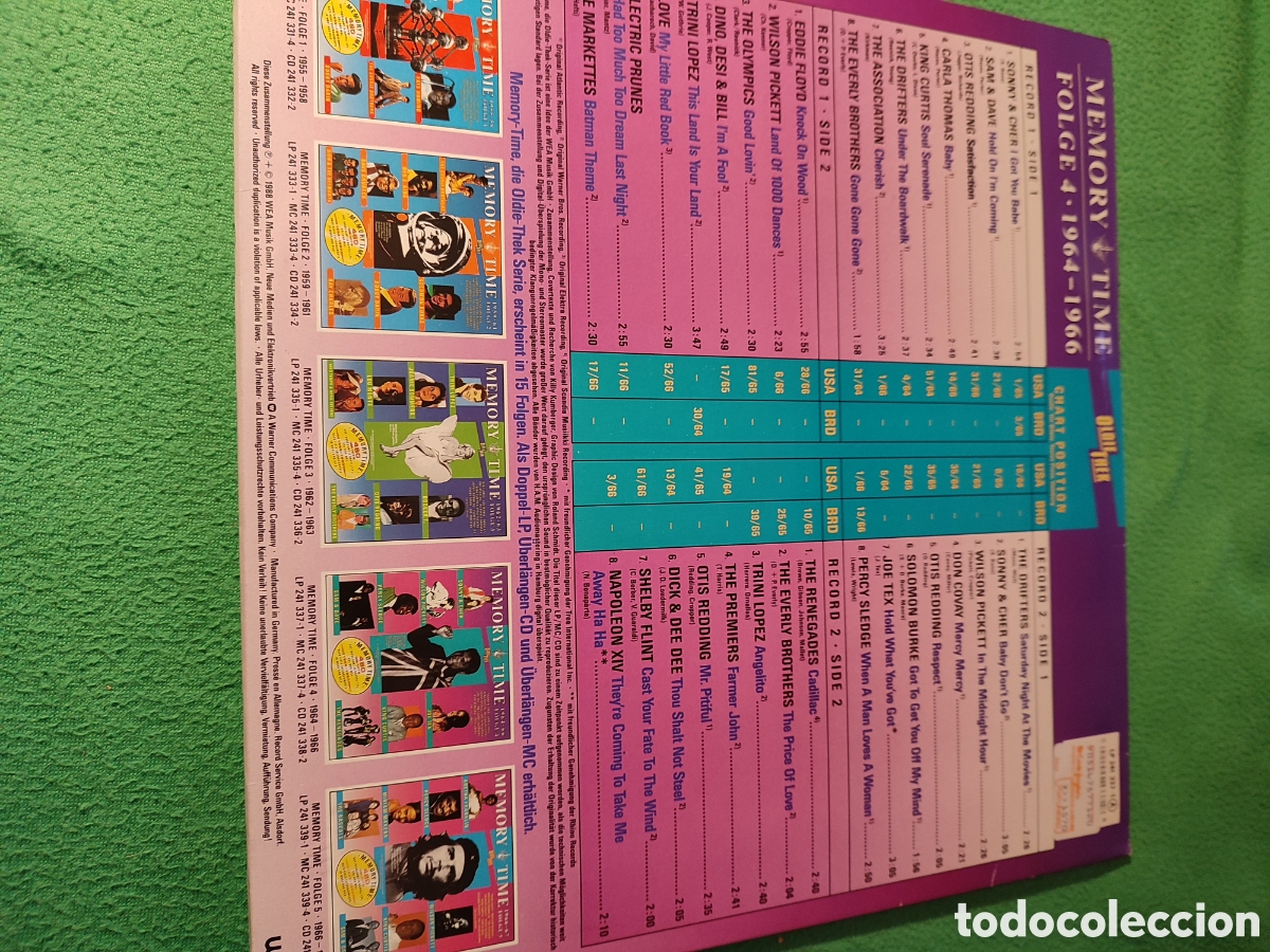 Discos de vinilo: Memory Time 1964- 1966 - Varios autores 2 lps - Foto 3