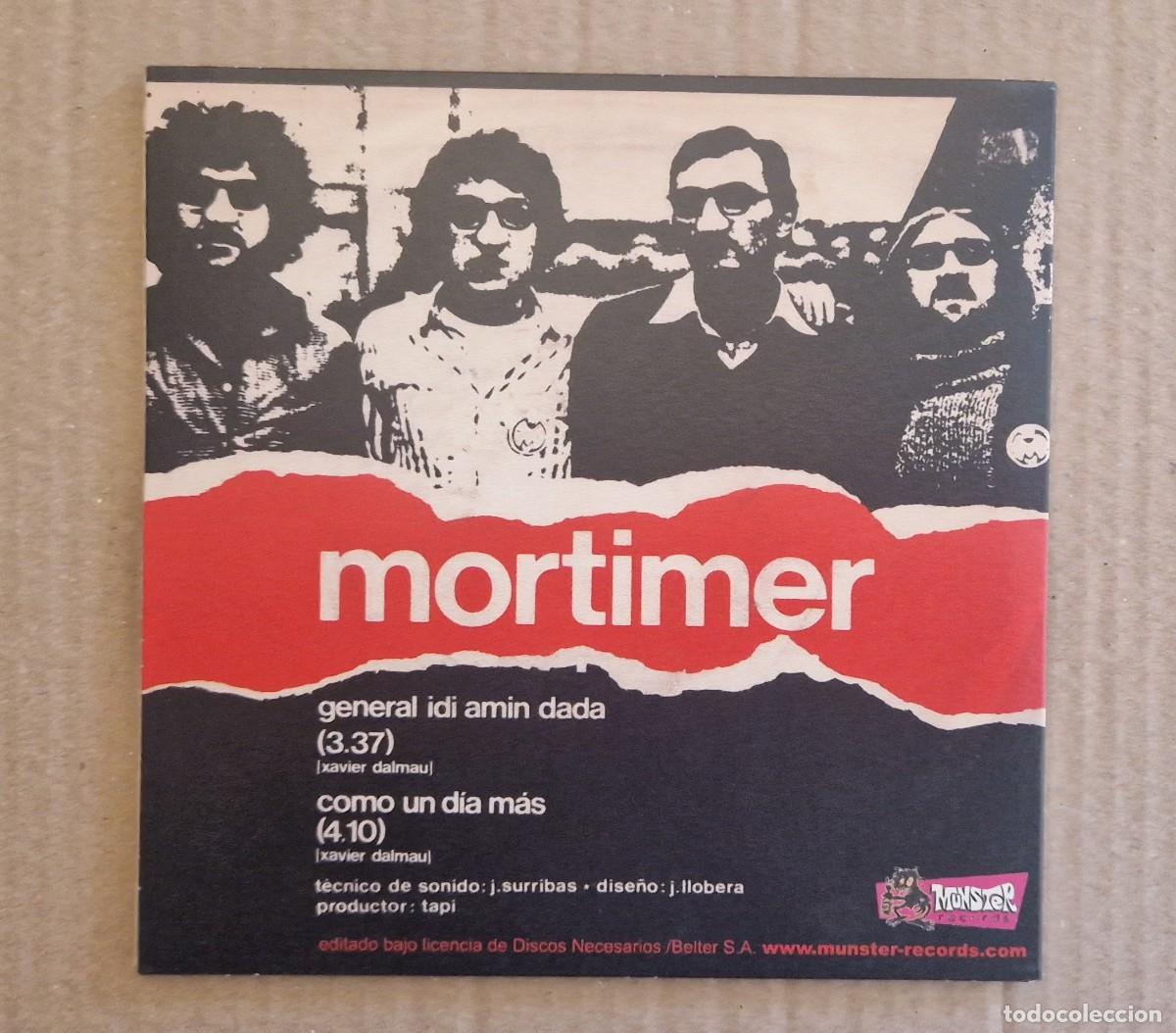 Discos de vinilo: MORTIMER - GENERAL IDI AMIN DADA/COMO UN DIA M&Aacute;S MUNSTER - Foto 2