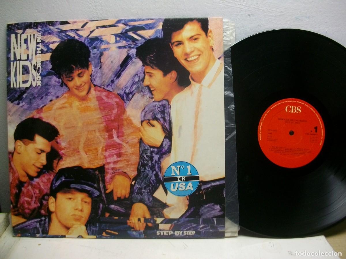 Discos de vinilo: New Kids On The Block -Step by step (1990) LP - Foto 1