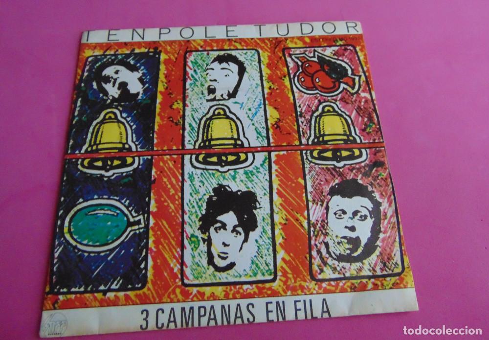 Disques de vinyle: Tenpole Tudor &ndash; 3 Campanas En Fila - SINGLE STIFF RECORDS 1980