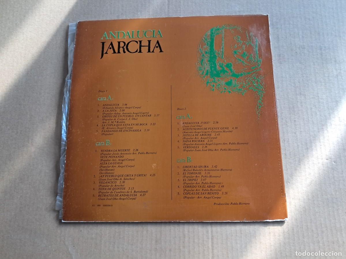 Discos de vinilo: JARCHA - ANDALUCIA DOBLE LP 1981 - Foto 6