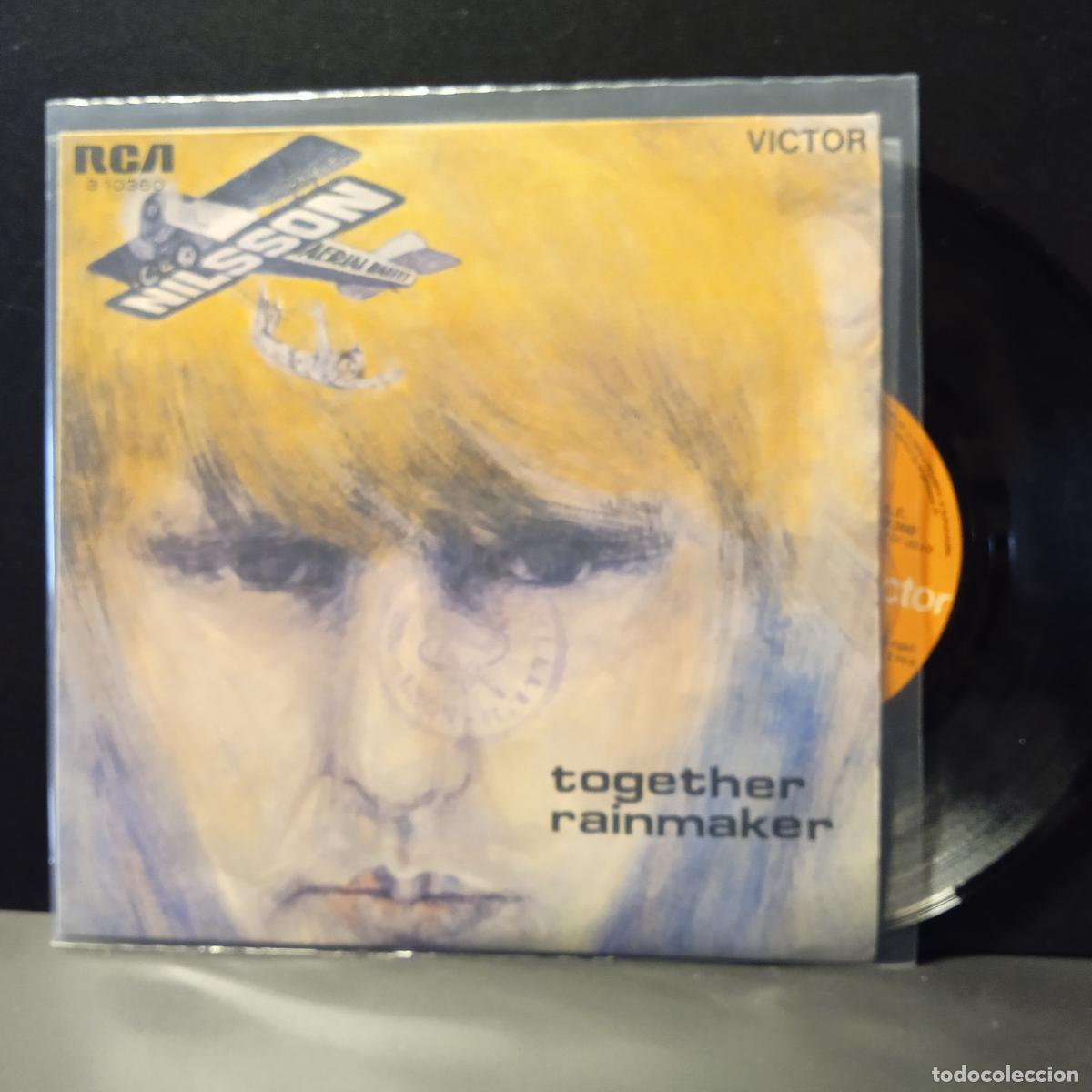 Discos de vinilo: NILSSON TOGETHER / RAINMAKER SINGLE SPAIN 1968 PDELUXE - Foto 1