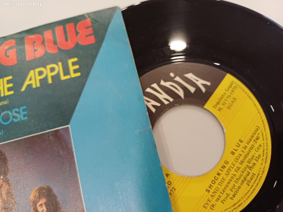 Discos de vinilo: SHOCKING BLUE/EVE AND THE APPLE/SINGLE. - Foto 2