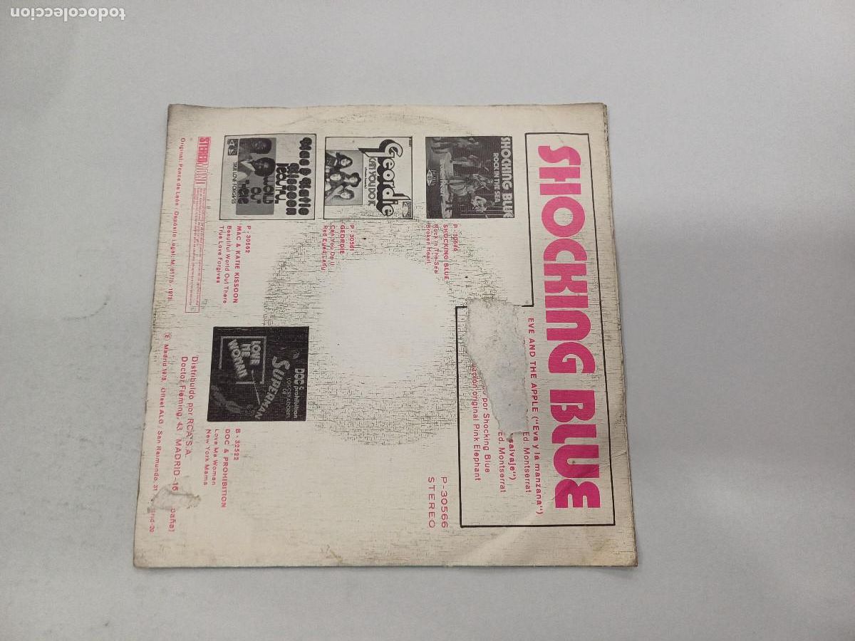 Discos de vinilo: SHOCKING BLUE/EVE AND THE APPLE/SINGLE. - Foto 3