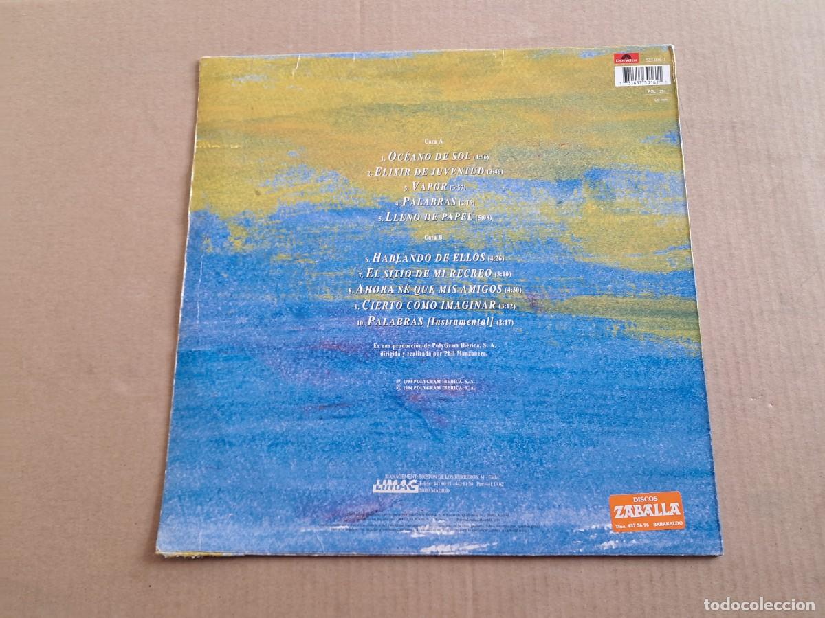 Discos de vinilo: ANTONIO VEGA - OCEANO DE SOL LP 1994 - Foto 7