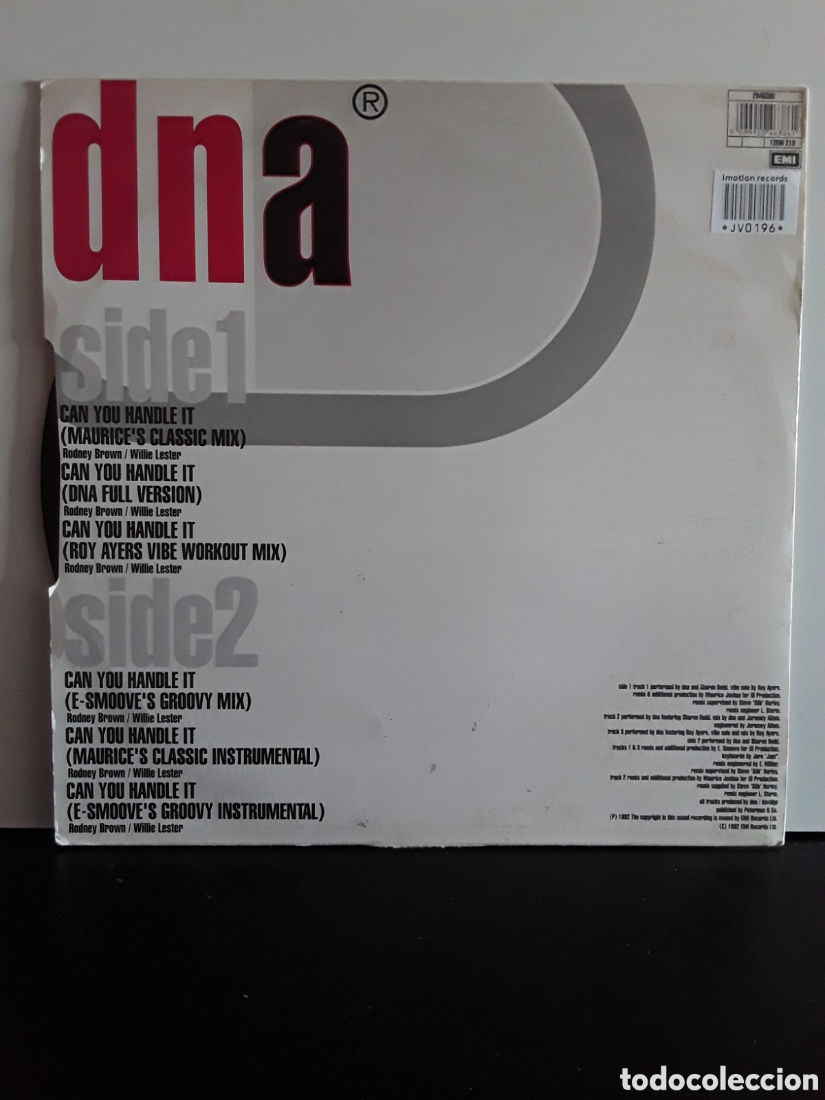 Discos de vinilo: DNA Featuring Sharon Redd &lrm;&ndash; Can You Handle It - Foto 2