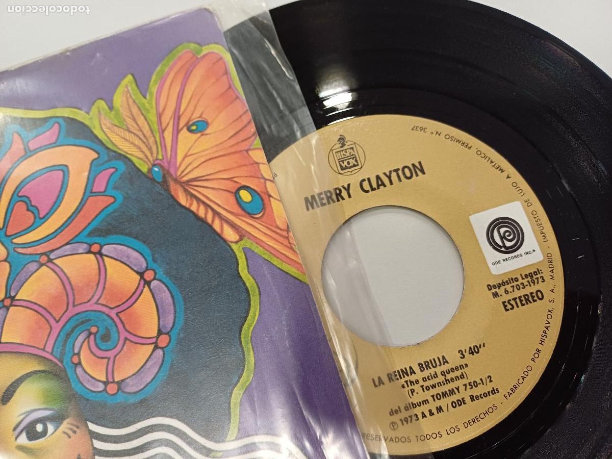 Discos de vinilo: MERRY CLAYTON/LA REINA BRUJA/SINGLE. - Foto 2