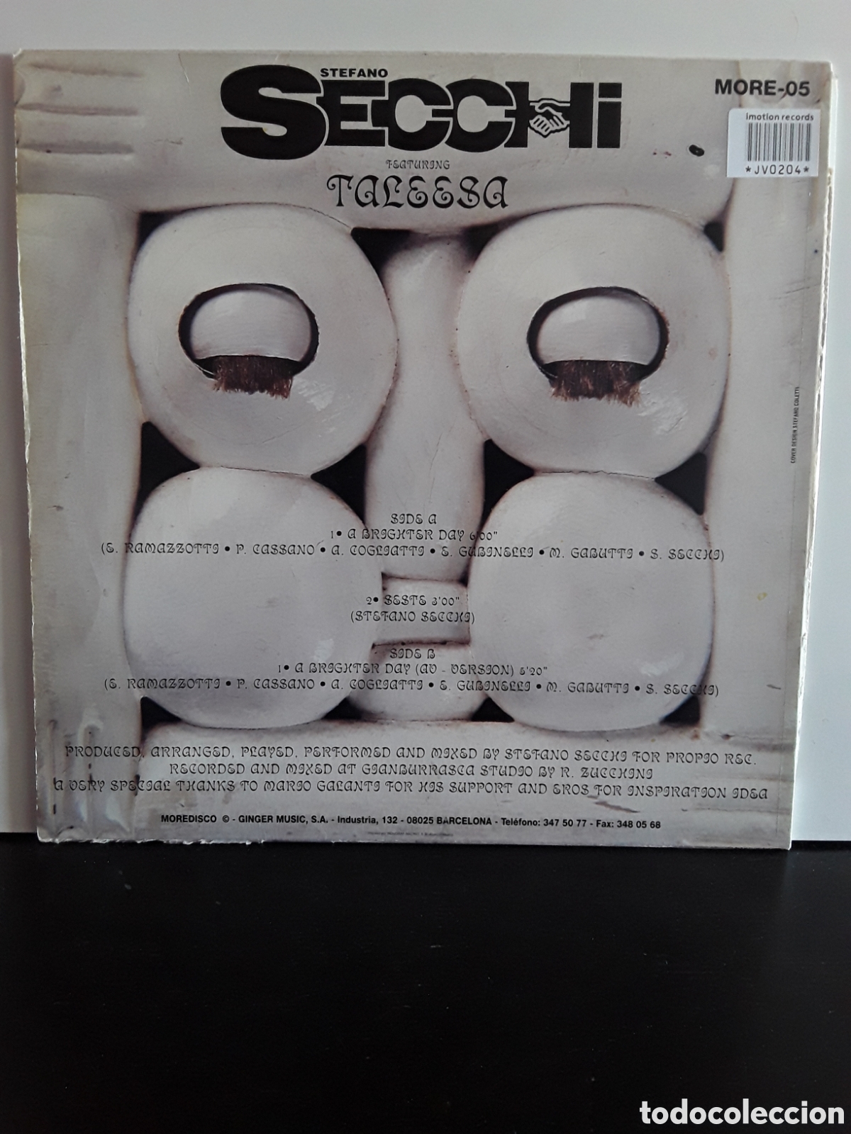 Discos de vinilo: Stefano Secchi Featuring Taleesa &lrm;&ndash; A Brighter Day - Foto 2