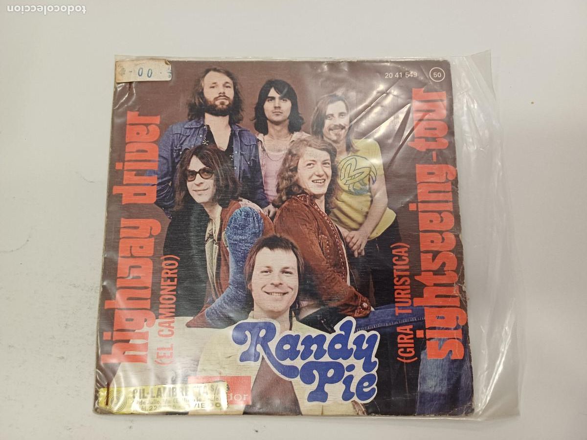 Discos de vinilo: RANDY PIE/HIGHWAY DRIVER/SINGLE. - Foto 1