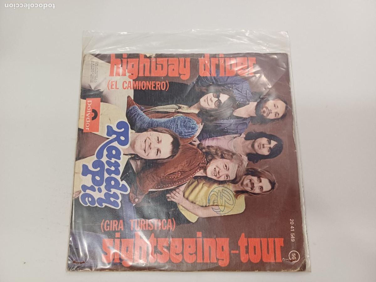 Discos de vinilo: RANDY PIE/HIGHWAY DRIVER/SINGLE. - Foto 3