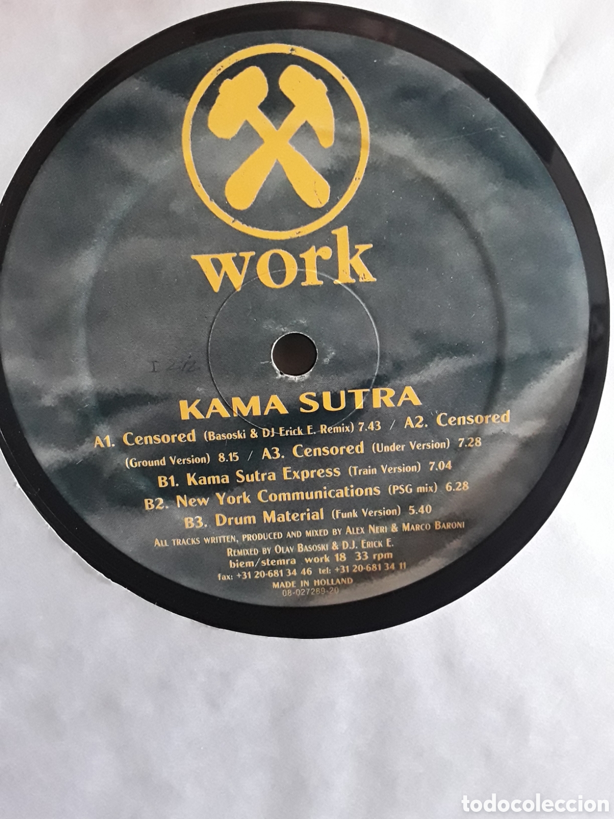 Discos de vinilo: Kama Sutra &lrm;&ndash; Censored - Foto 1