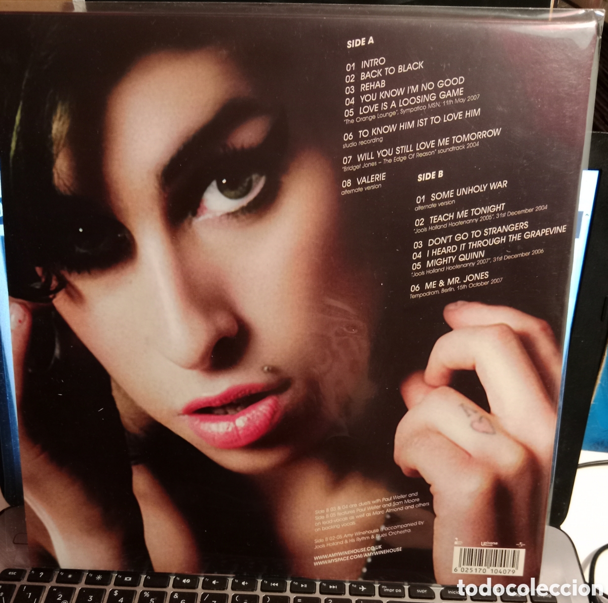 Discos de vinilo: Amy Winehouse - Unplugged n electrified Lp - Foto 2