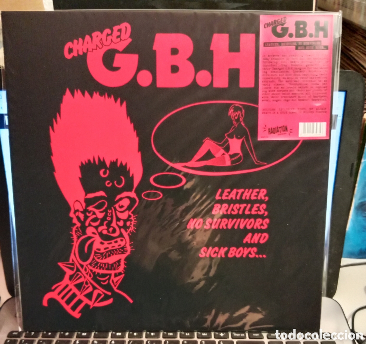 Discos de vinilo: Charged GBH - Leather, bristels... Lp - Foto 1