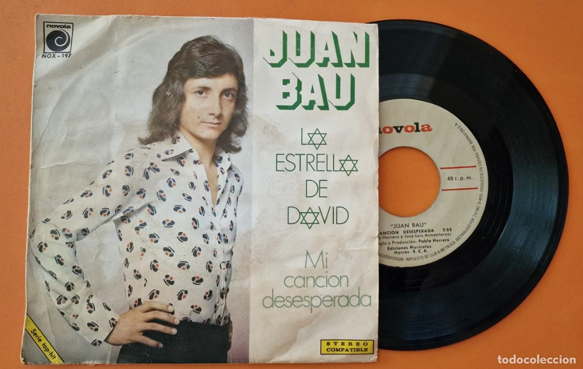 Discos de vinilo: disco vinilo single Juan Bau. - Foto 1
