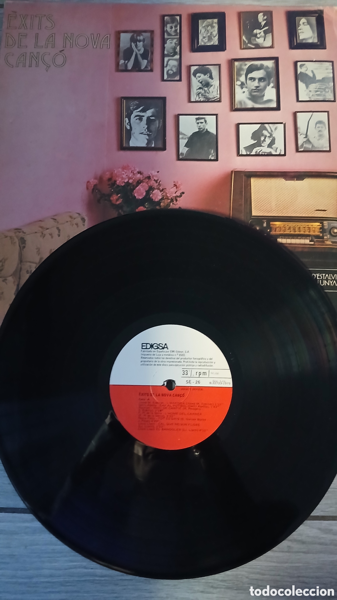 Discos de vinilo: EXITS DE LA NOVA CAN&Ccedil;O- LP- EDIGSA/SPAIN- IB - Foto 2