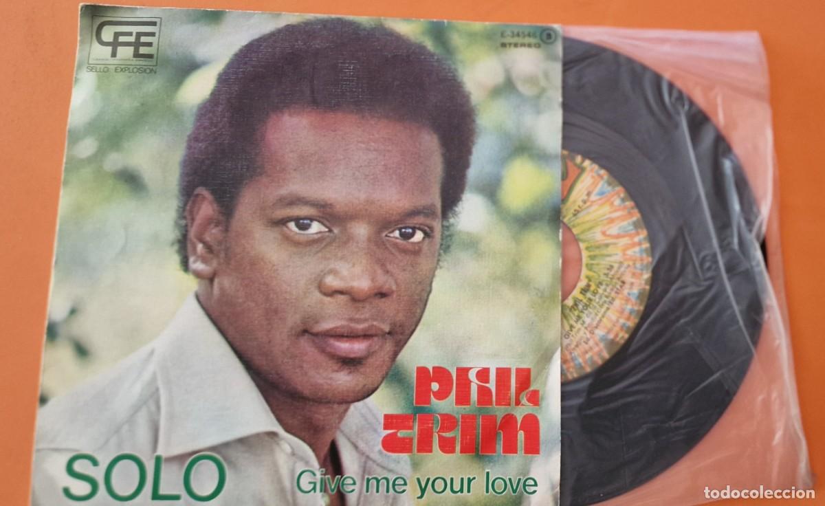 Discos de vinilo: disco vinilo single, Phil Trim. - Foto 1