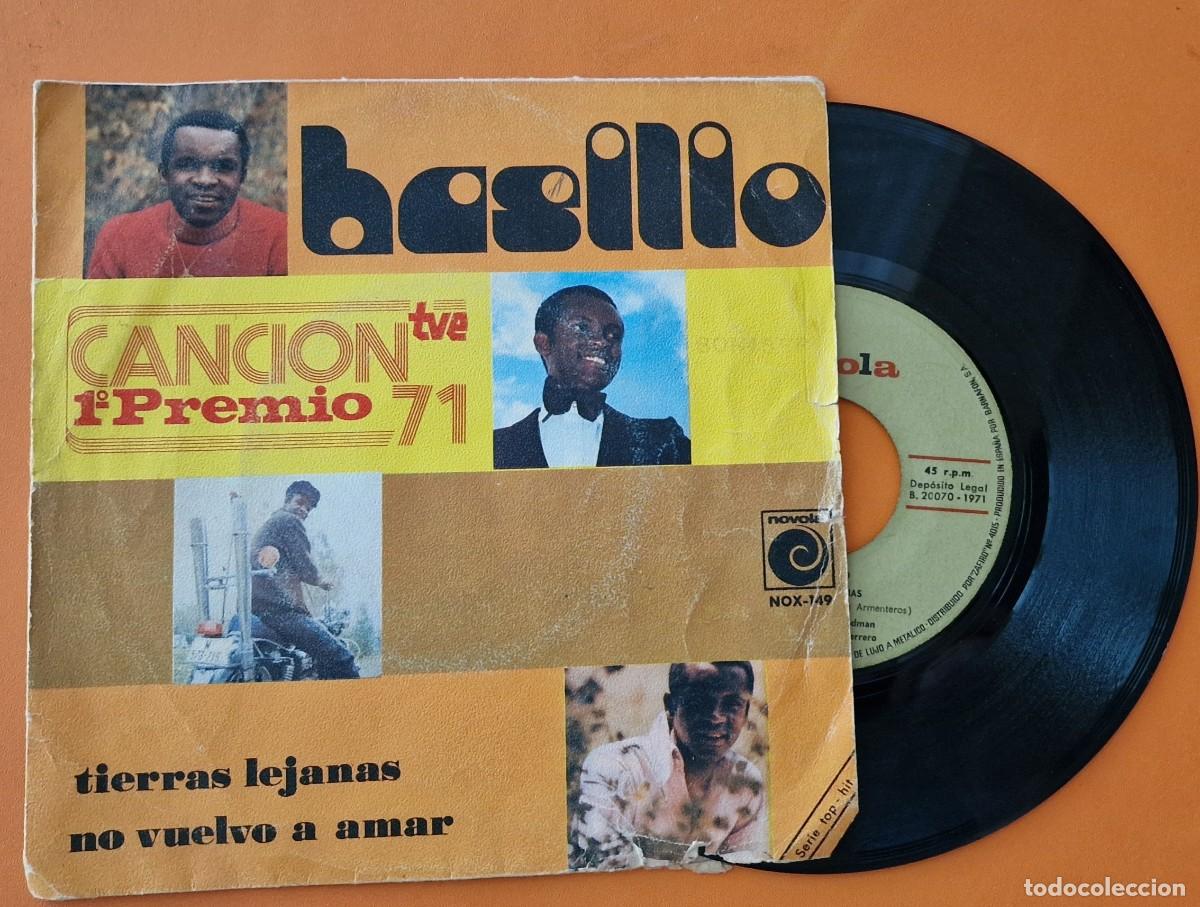 Discos de vinilo: disco vinilo single, Basilio. - Foto 1