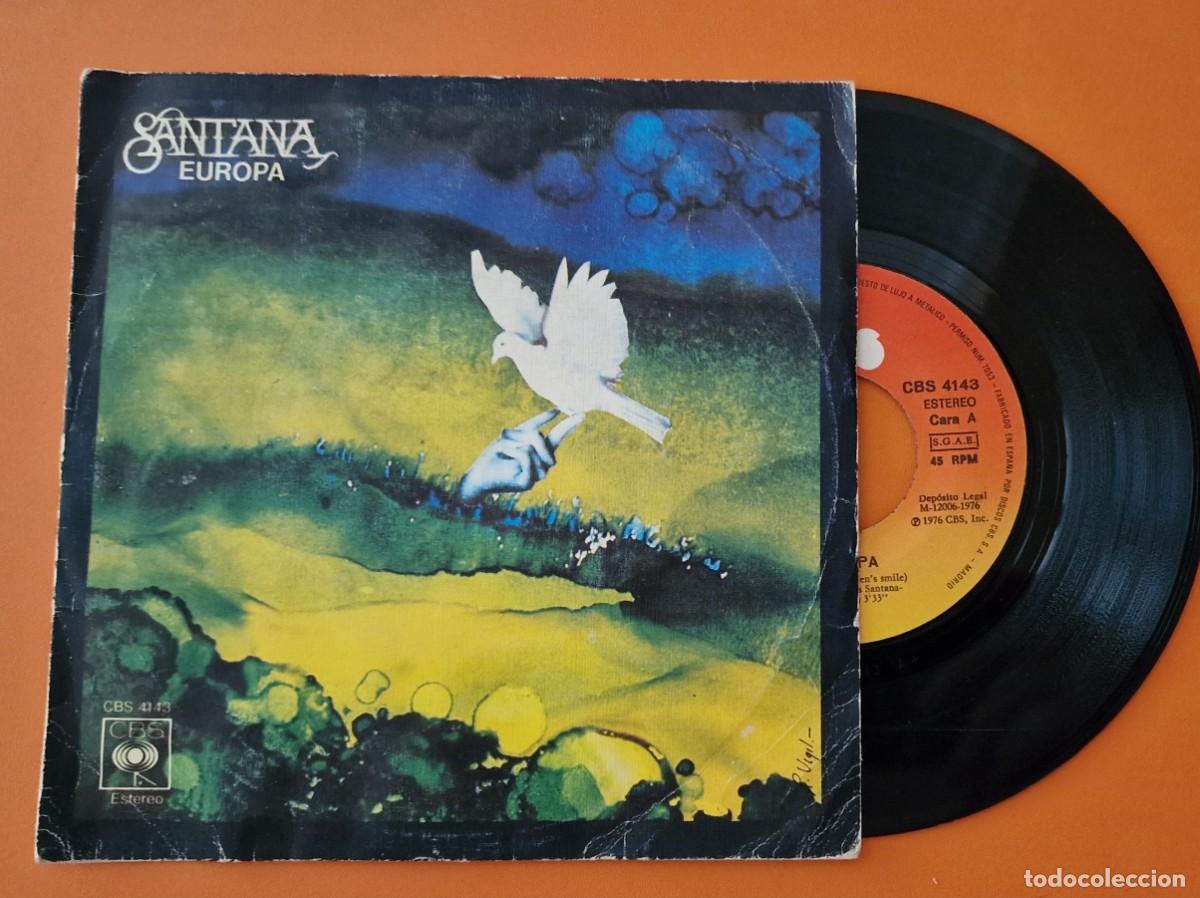 Discos de vinilo: disco vinilo single, Santana. Europa. - Foto 1
