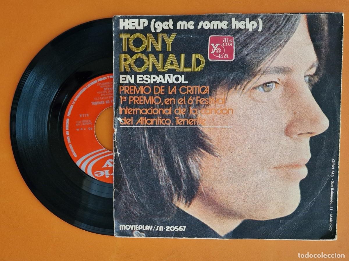 Discos de vinilo: disco vinilo single,Tony Ronald - Foto 1