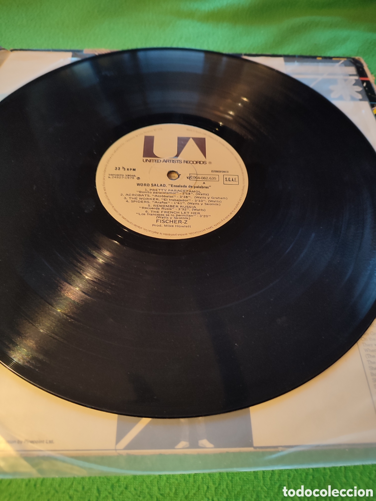 Discos de vinilo: Fischer - Z - Word salad vinilo Lp - Foto 3