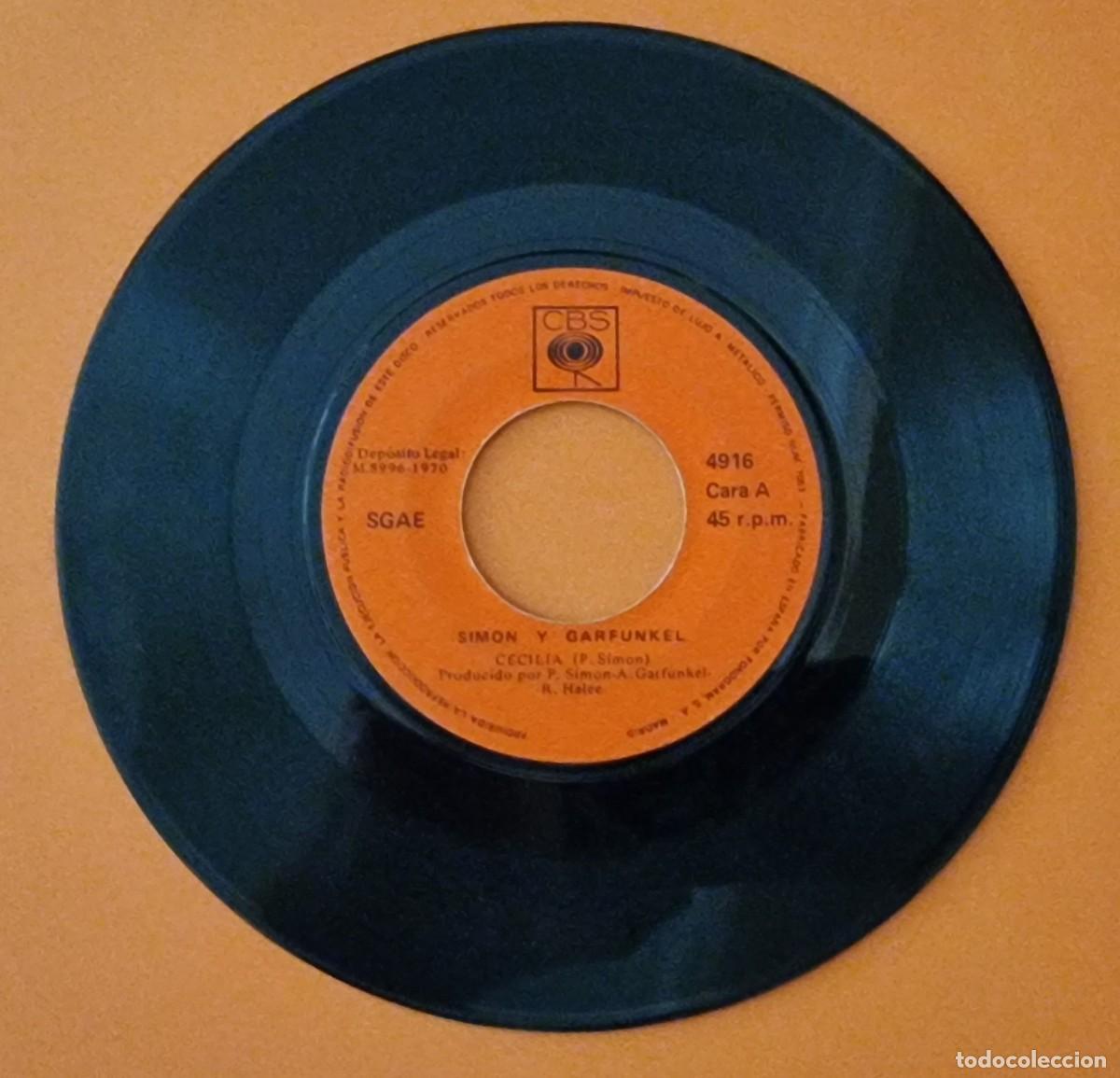 Discos de vinilo: disco vinilo single, Simon y Garfunkel - Foto 1